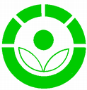 Irradiation "radura" symbol required by USDA labeling regulations on irradiated products.