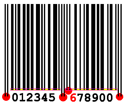 bar code image. The 666 ar code