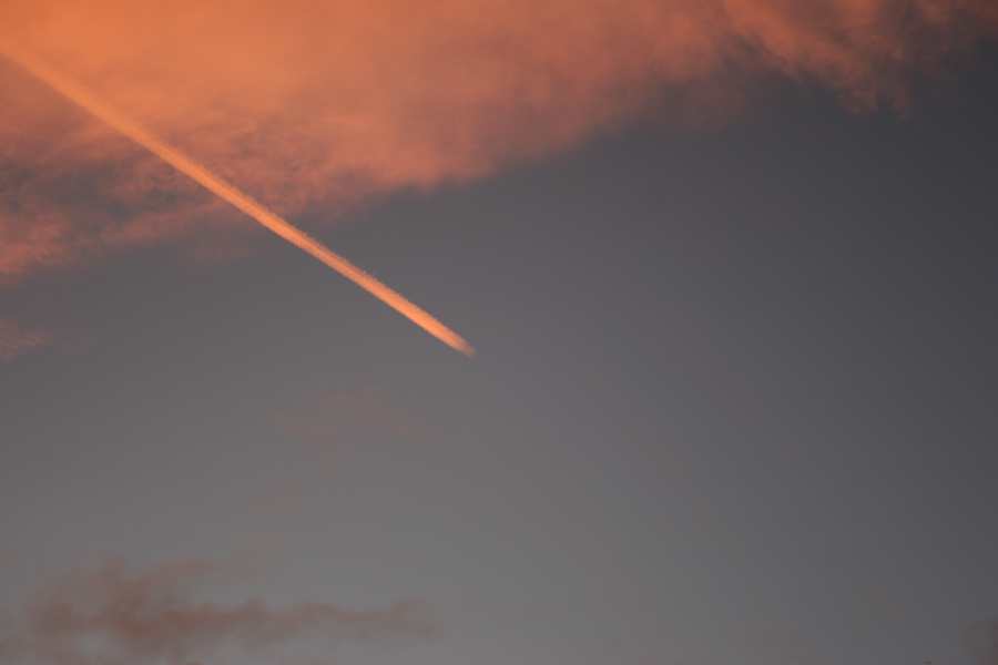 Chemtrail plane vanished leaving dead end trail.