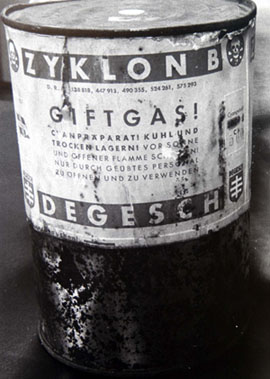 DEGESCH Produced Canister of Zyklon B