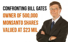 Bill Gates Dodges Questions on Why He Owns 500,000 Shares of Monsanto