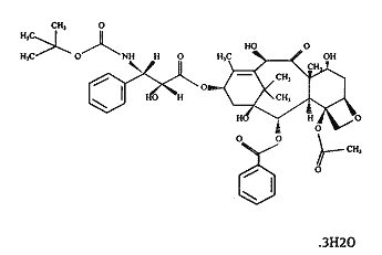 Docetaxel chemical structure. 