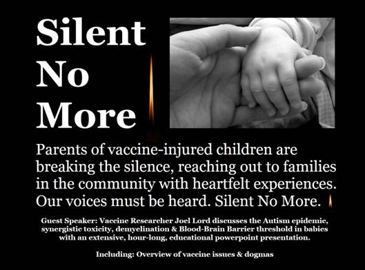 Silent No More Project - DVD cover page